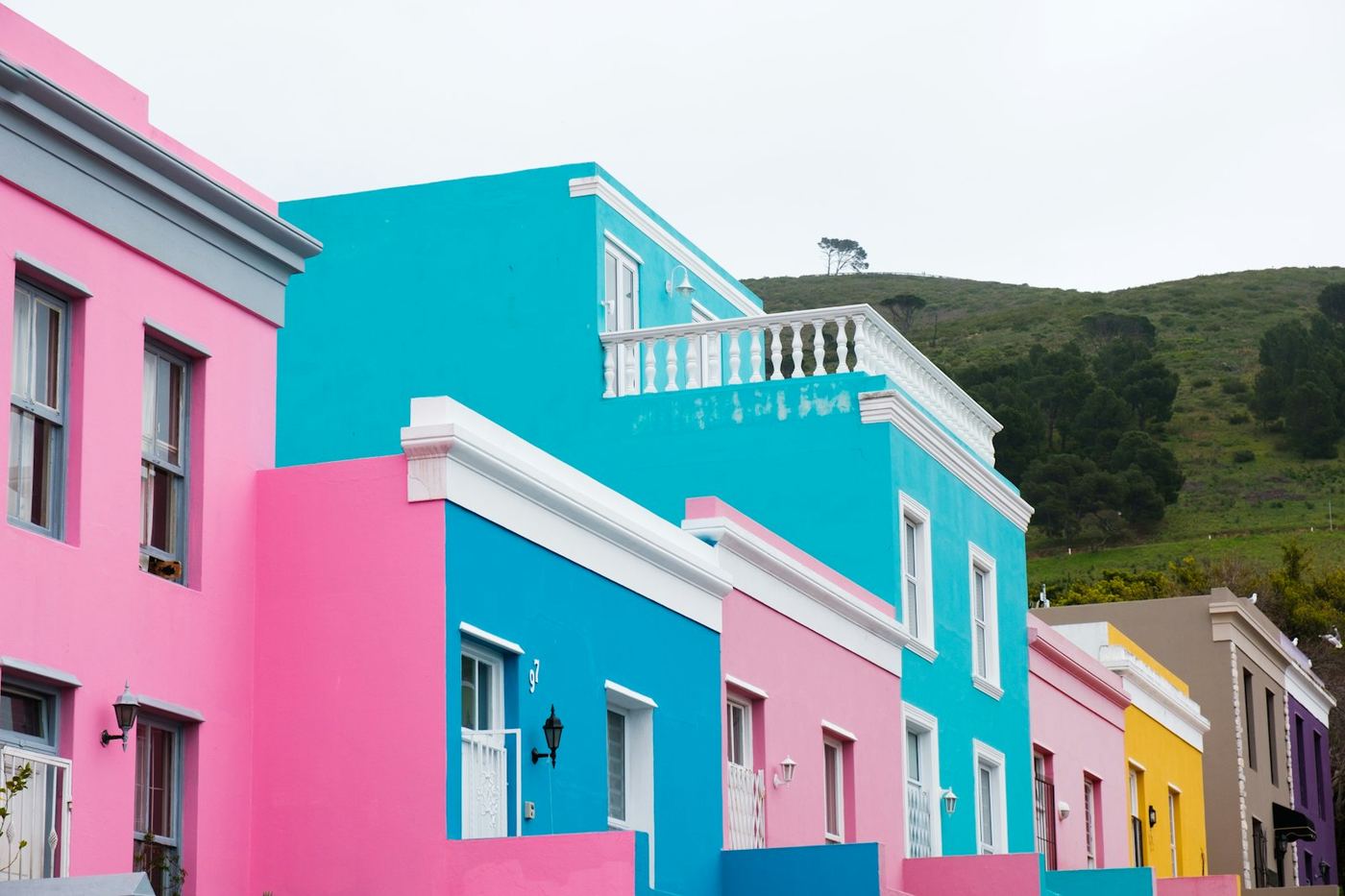Colourful houses in Bo-Kaap, Cape Town