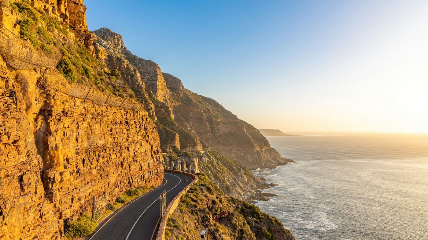 Chapman’s Peak Drive at sunset